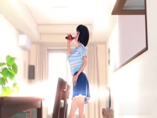 3D巨乳萝莉喝了可乐后淫乱
