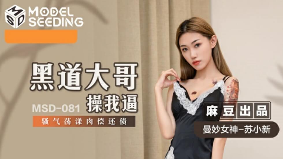 麻豆：黑道大哥强行肉偿，苏小新骚浪还债记