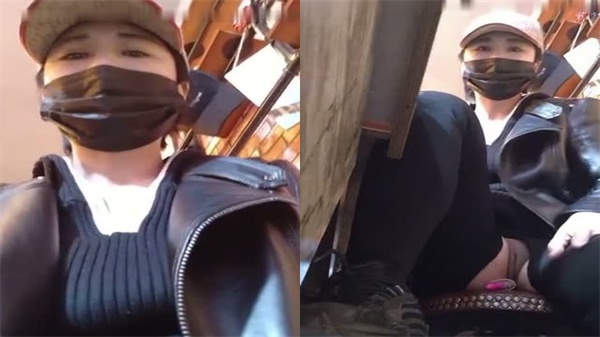 低调风骚老板娘穿开裆裤戴跳蛋营业，闷骚大排档高潮不断！