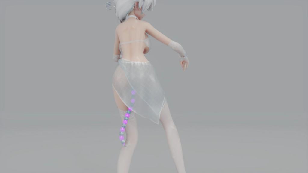 MMD16 巨乳泳装女神光辉 波涛汹涌湿身狂摇