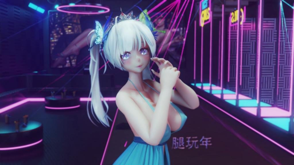 MMD89 双马尾光辉IU-LILAC淫荡女仆遭爆操颜射